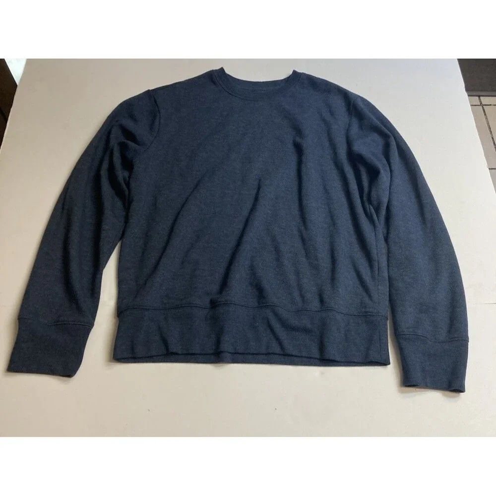 Athletic Works Boys Blue Fleece Crewneck Pullover Sweatshirt Long Sleeve XXL